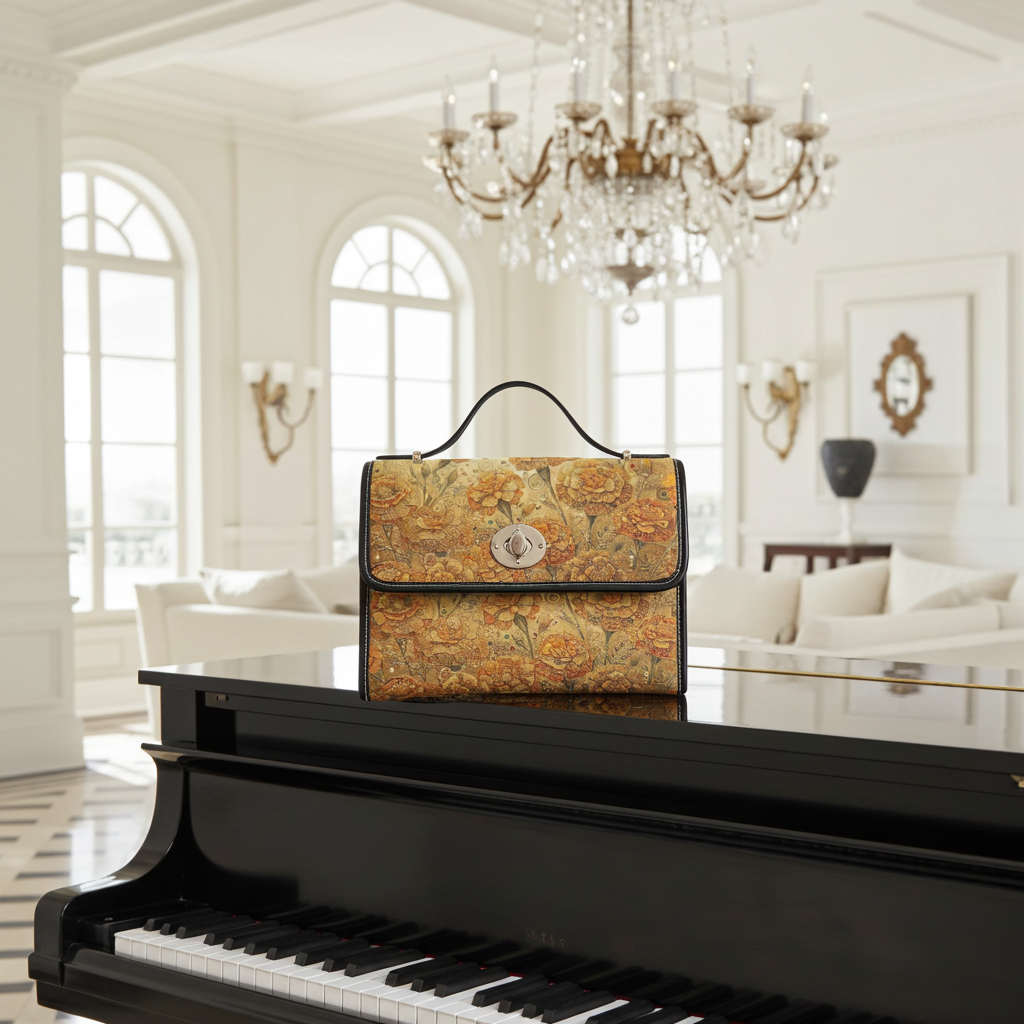 Marigolds Satchel Waterproof Canvas Bag