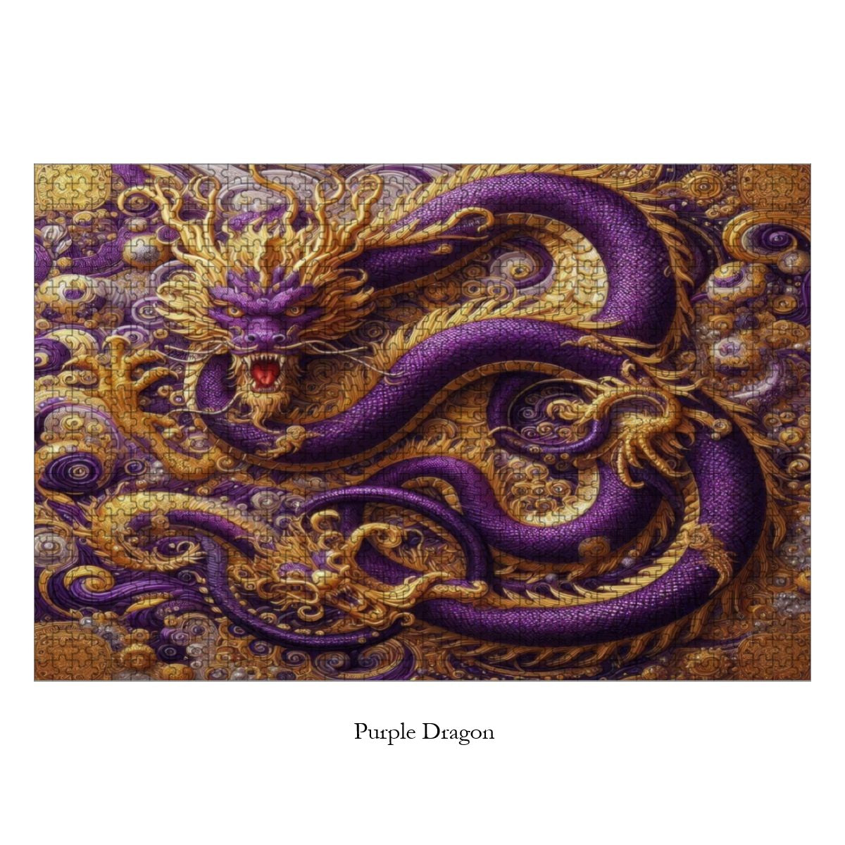 Dragon Art Wooden Jigsaw Puzzle — 1000 Pieces | Multiple Designs