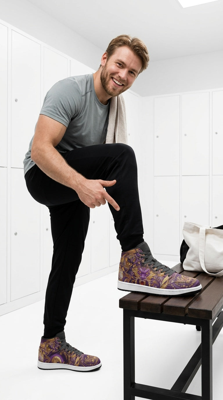 Purple Dragon Unisex Sneaker TR