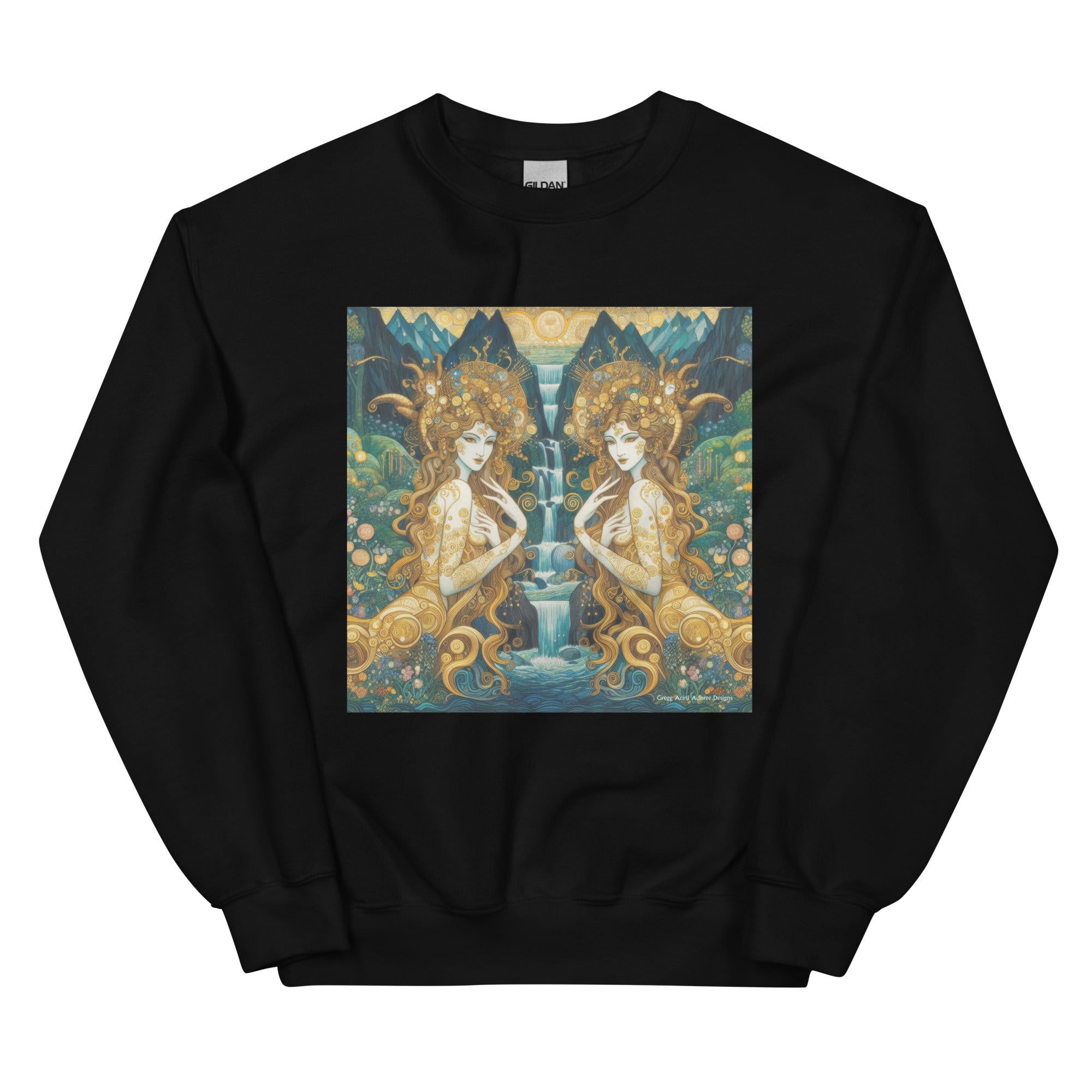 Water Nymphs Unisex Sweatshirt by Gregg Acini Adoree Designs - Gregg Acini Adoree Designs - Sweatshirt