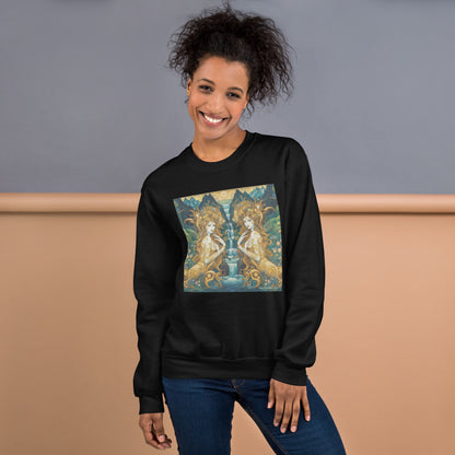 Water Nymphs Unisex Sweatshirt by Gregg Acini Adoree Designs - Gregg Acini Adoree Designs - Sweatshirt