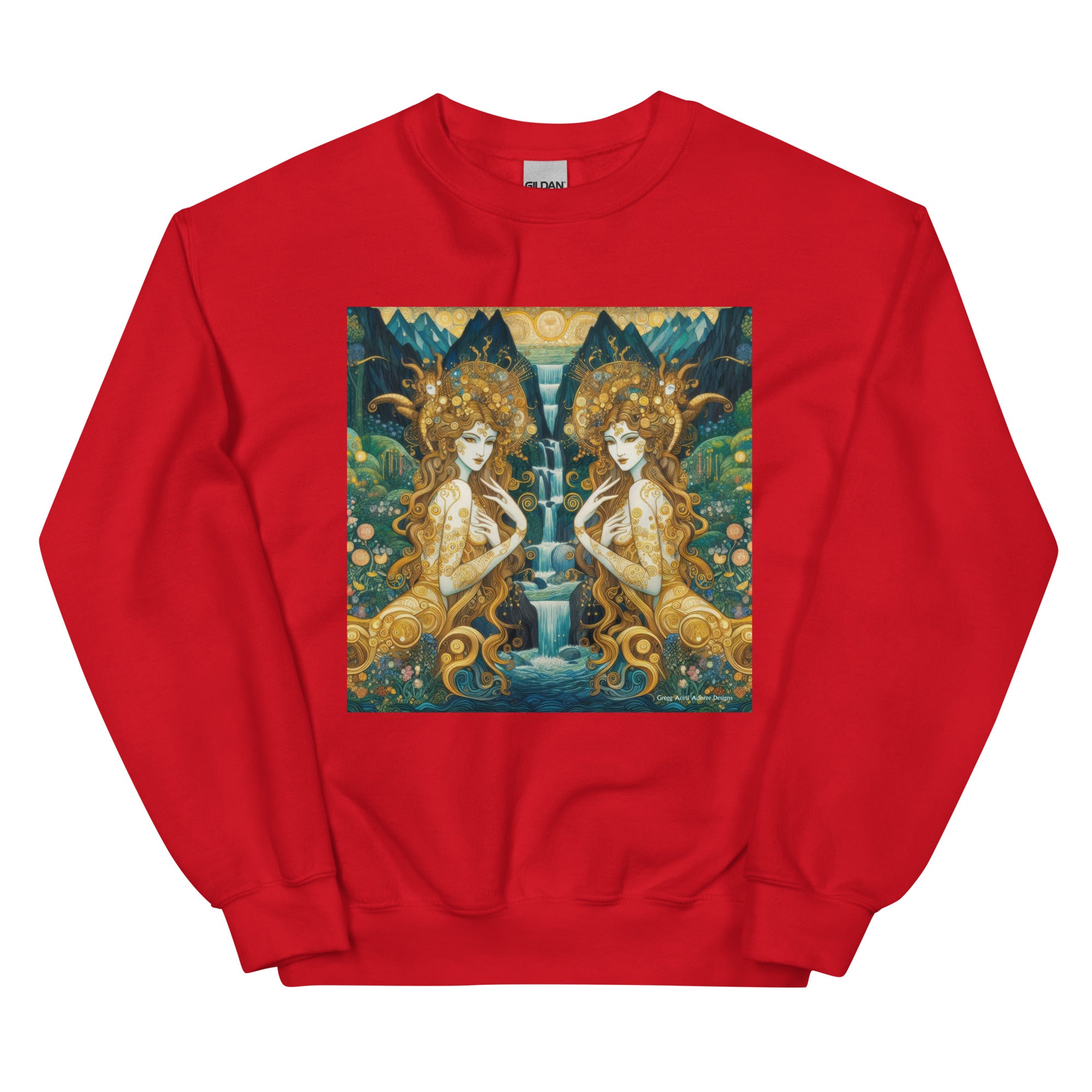 Water Nymphs Unisex Sweatshirt by Gregg Acini Adoree Designs - Gregg Acini Adoree Designs - Sweatshirt