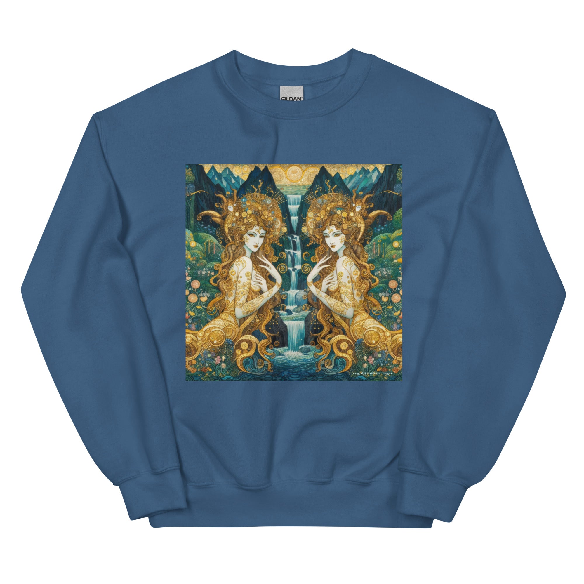 Water Nymphs Unisex Sweatshirt by Gregg Acini Adoree Designs - Gregg Acini Adoree Designs - Sweatshirt