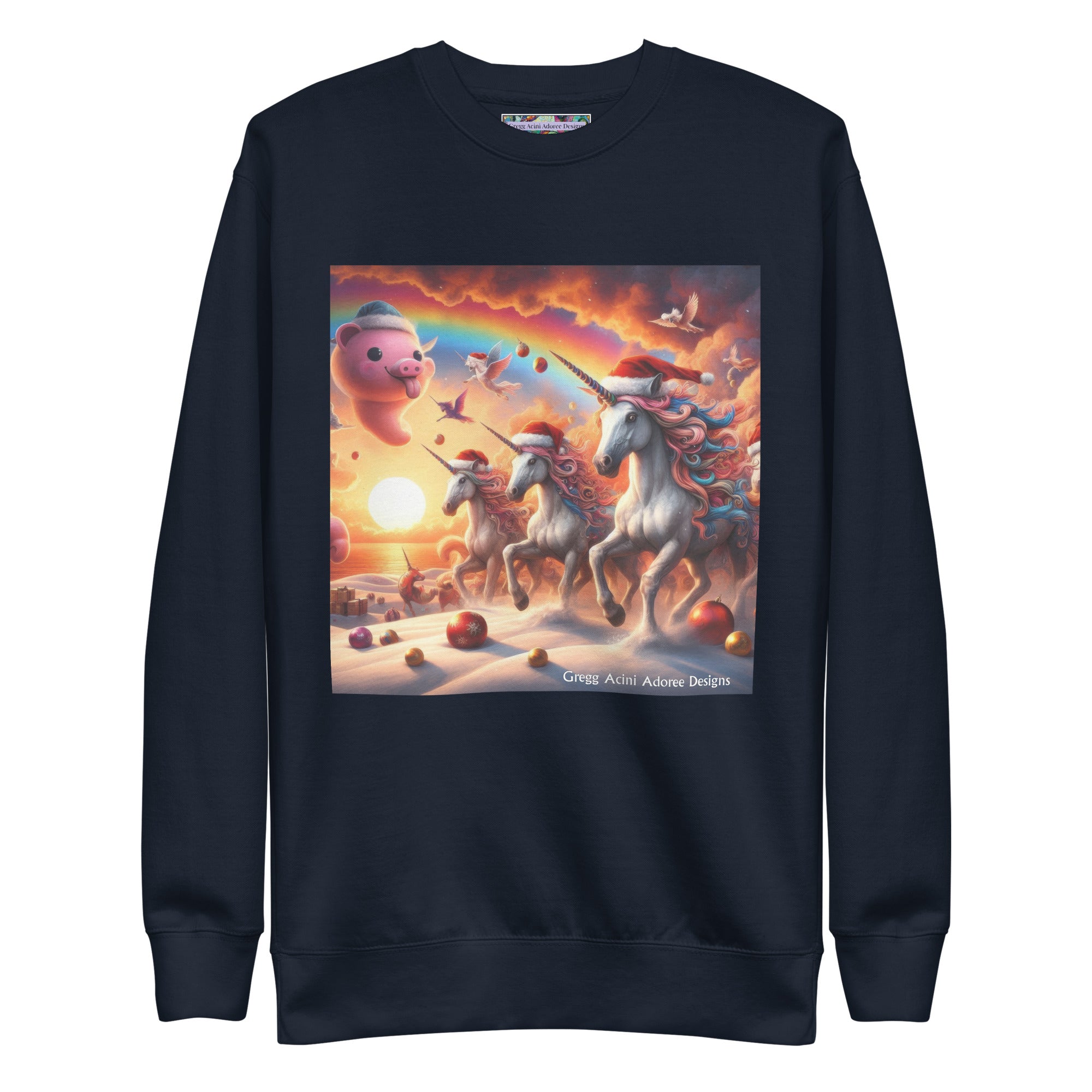 A Season's Greetings Unisex Premium Sweatshirt by Gregg Acini Adoree Designs - Gregg Acini Adoree Designs - Sweatshirt