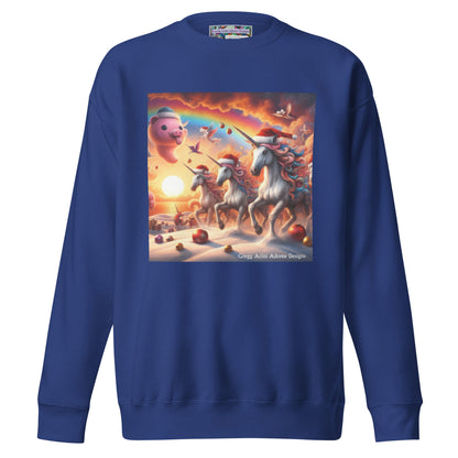 A Season's Greetings Unisex Premium Sweatshirt by Gregg Acini Adoree Designs - Gregg Acini Adoree Designs - Sweatshirt