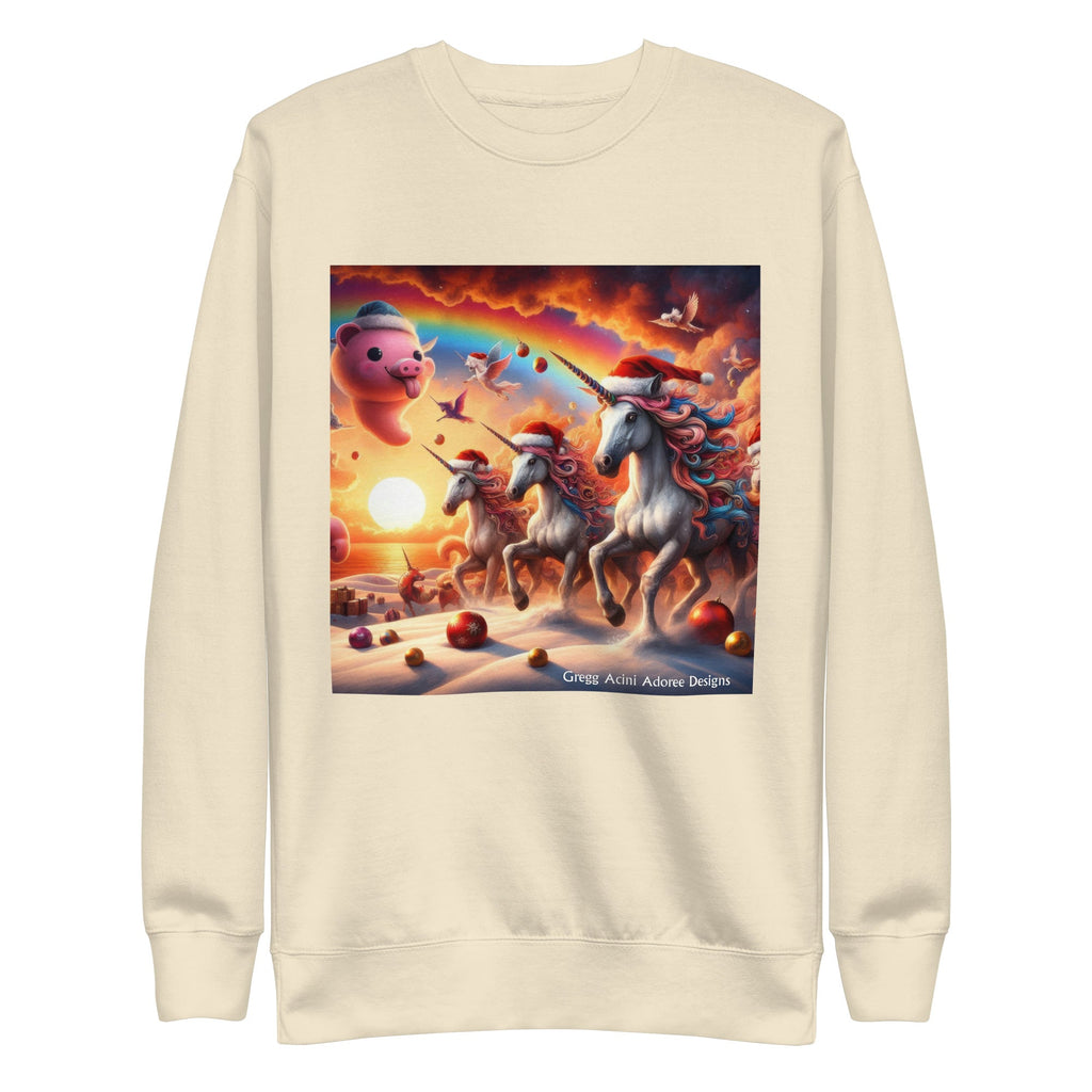 A Season's Greetings Unisex Premium Sweatshirt by Gregg Acini Adoree Designs - Gregg Acini Adoree Designs - Sweatshirt
