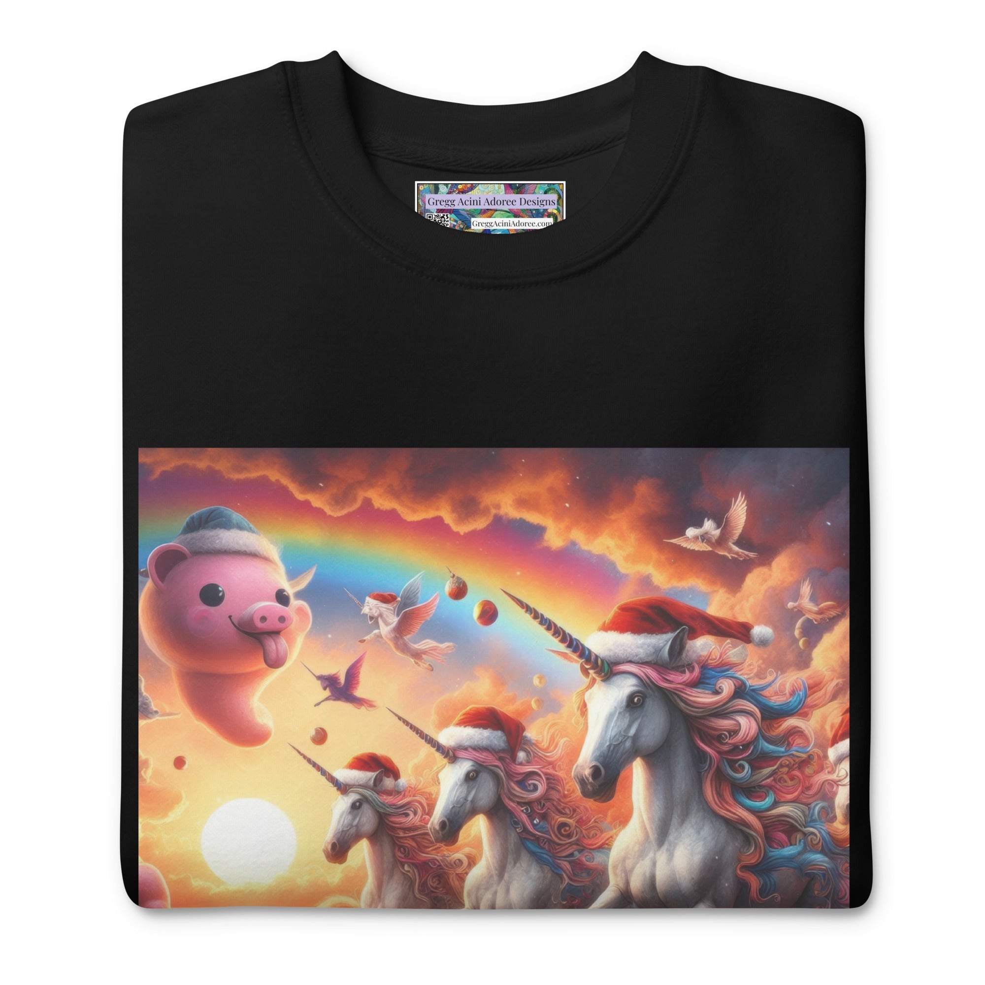 A Season's Greetings Unisex Premium Sweatshirt by Gregg Acini Adoree Designs - Gregg Acini Adoree Designs - Sweatshirt