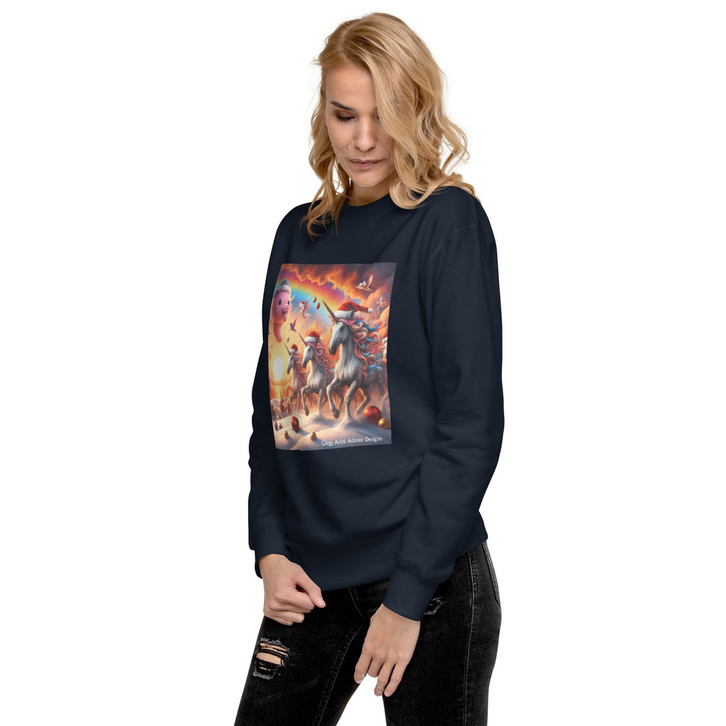A Season's Greetings Unisex Premium Sweatshirt by Gregg Acini Adoree Designs - Gregg Acini Adoree Designs - Sweatshirt