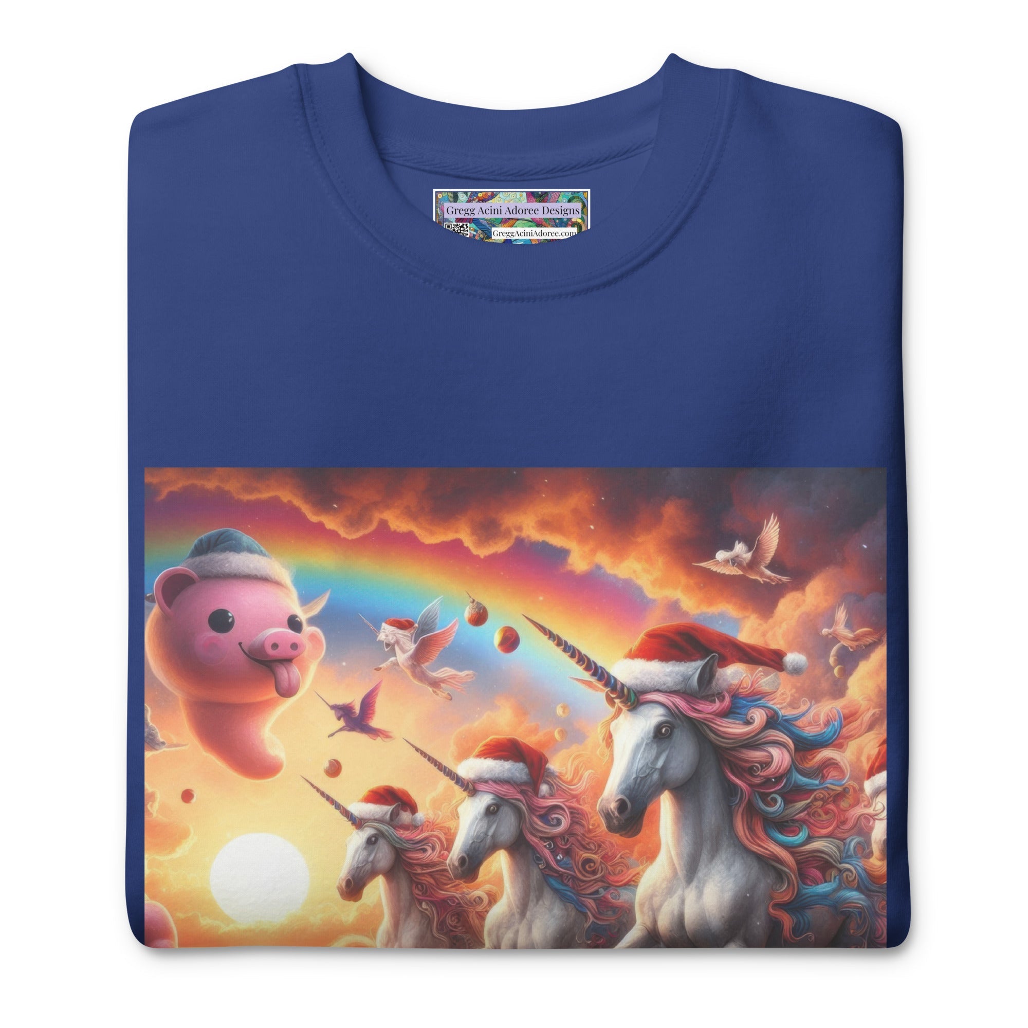 A Season's Greetings Unisex Premium Sweatshirt by Gregg Acini Adoree Designs - Gregg Acini Adoree Designs - Sweatshirt