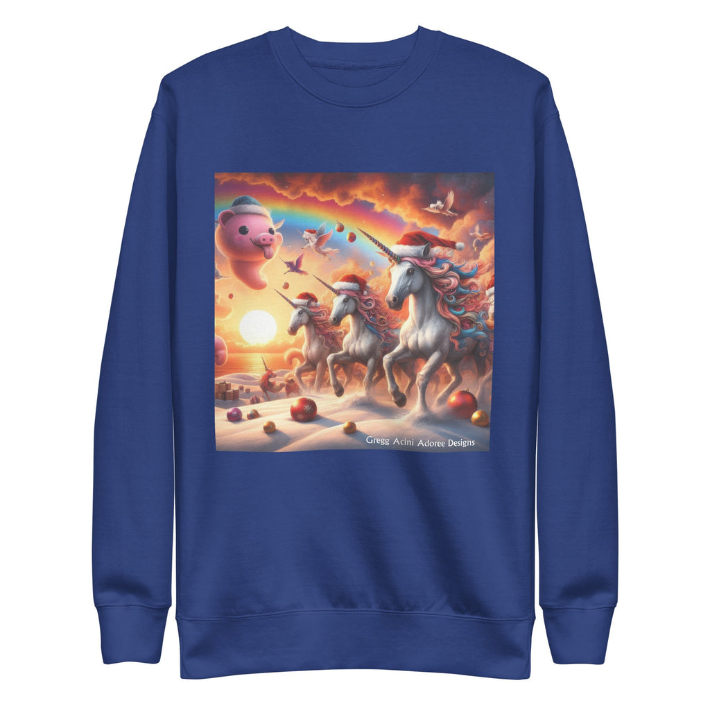 A Season's Greetings Unisex Premium Sweatshirt by Gregg Acini Adoree Designs - Gregg Acini Adoree Designs - Sweatshirt