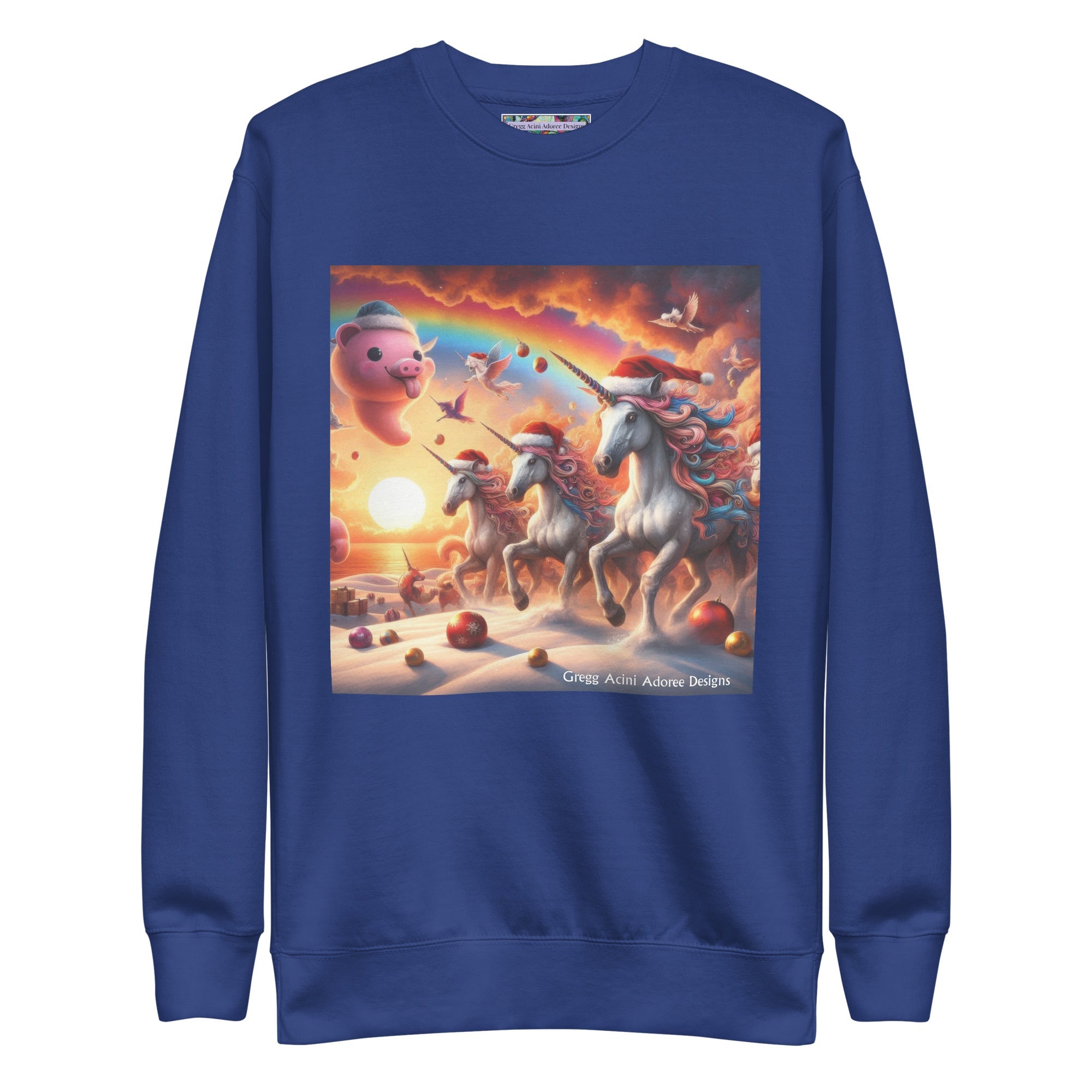 A Season's Greetings Unisex Premium Sweatshirt by Gregg Acini Adoree Designs - Gregg Acini Adoree Designs - Sweatshirt