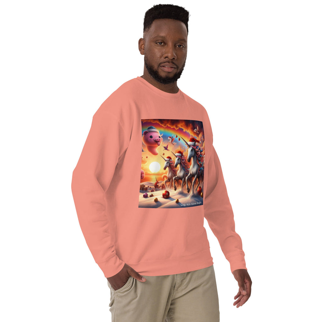 A Season's Greetings Unisex Premium Sweatshirt by Gregg Acini Adoree Designs - Gregg Acini Adoree Designs - Sweatshirt