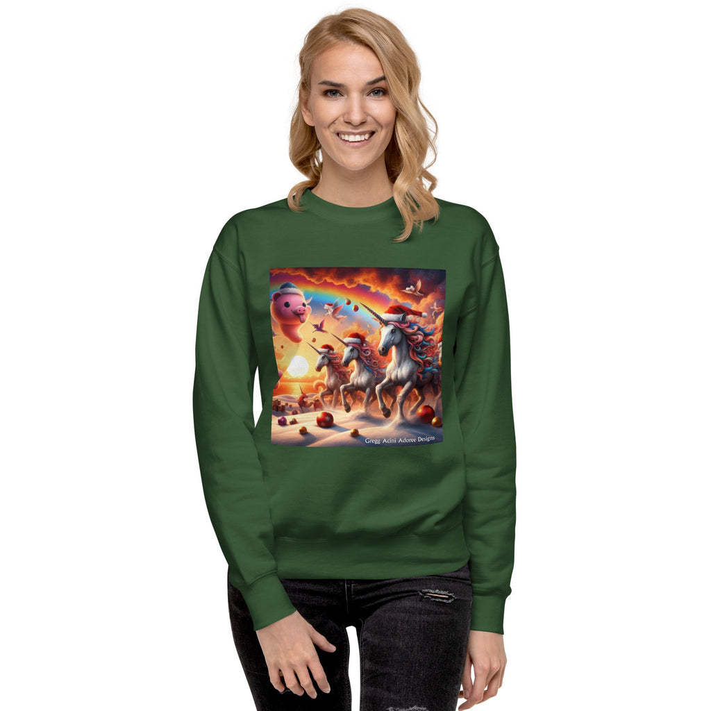 A Season's Greetings Unisex Premium Sweatshirt by Gregg Acini Adoree Designs - Gregg Acini Adoree Designs - Sweatshirt