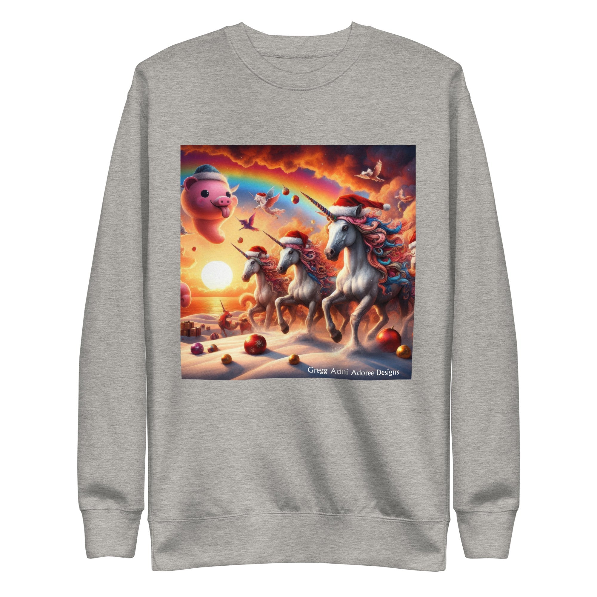 A Season's Greetings Unisex Premium Sweatshirt by Gregg Acini Adoree Designs - Gregg Acini Adoree Designs - Sweatshirt