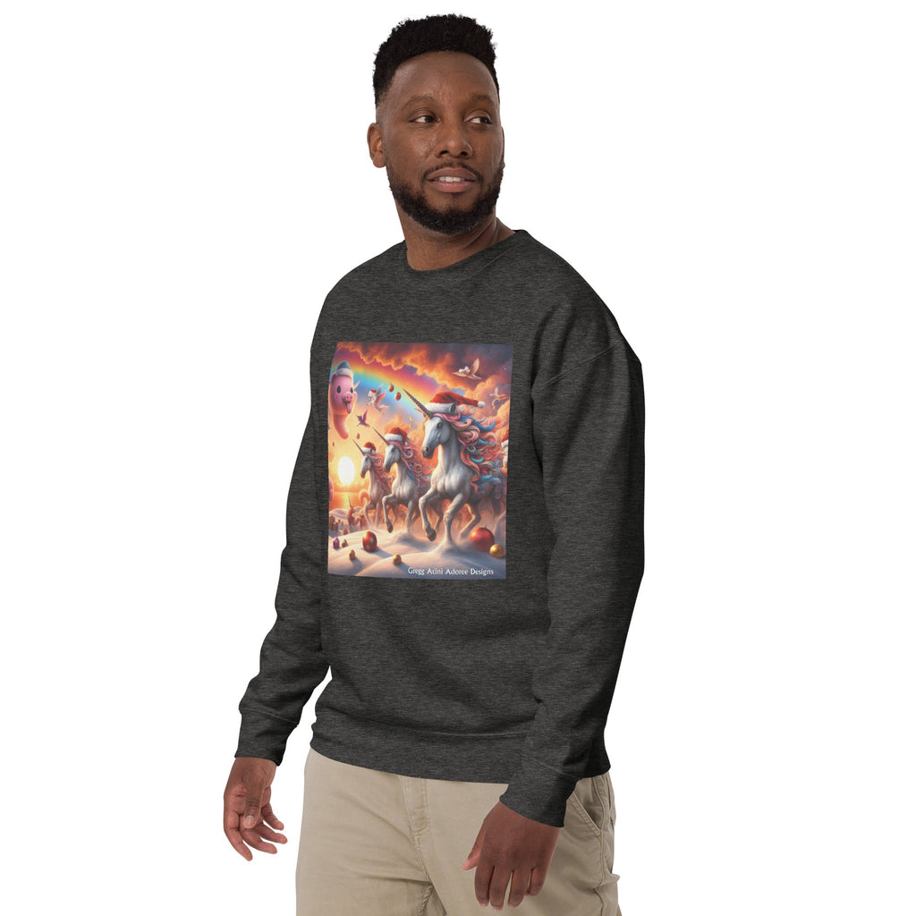 A Season's Greetings Unisex Premium Sweatshirt by Gregg Acini Adoree Designs - Gregg Acini Adoree Designs - Sweatshirt
