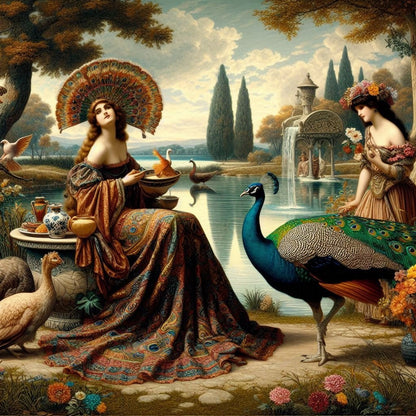 A variety of Peacocks - Gregg Acini Adoree Designs - 