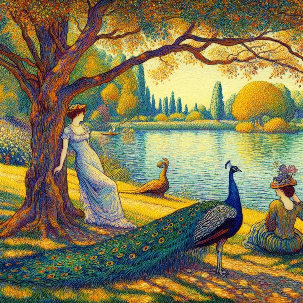 A variety of Peacocks - Gregg Acini Adoree Designs -