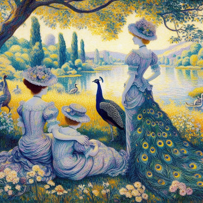 A variety of Peacocks - Gregg Acini Adoree Designs - 