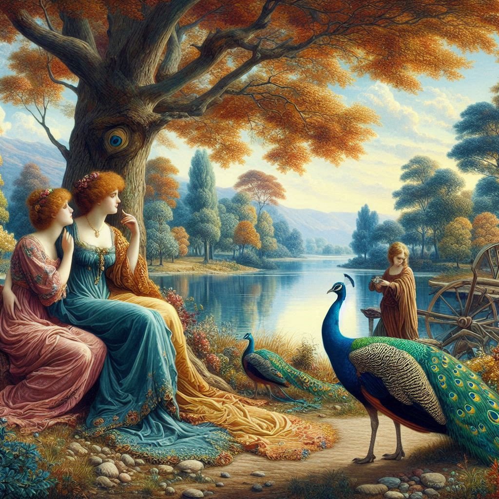 A variety of Peacocks - Gregg Acini Adoree Designs -