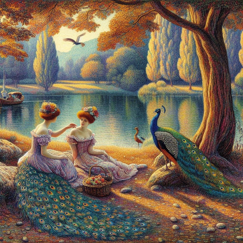 A variety of Peacocks - Gregg Acini Adoree Designs -