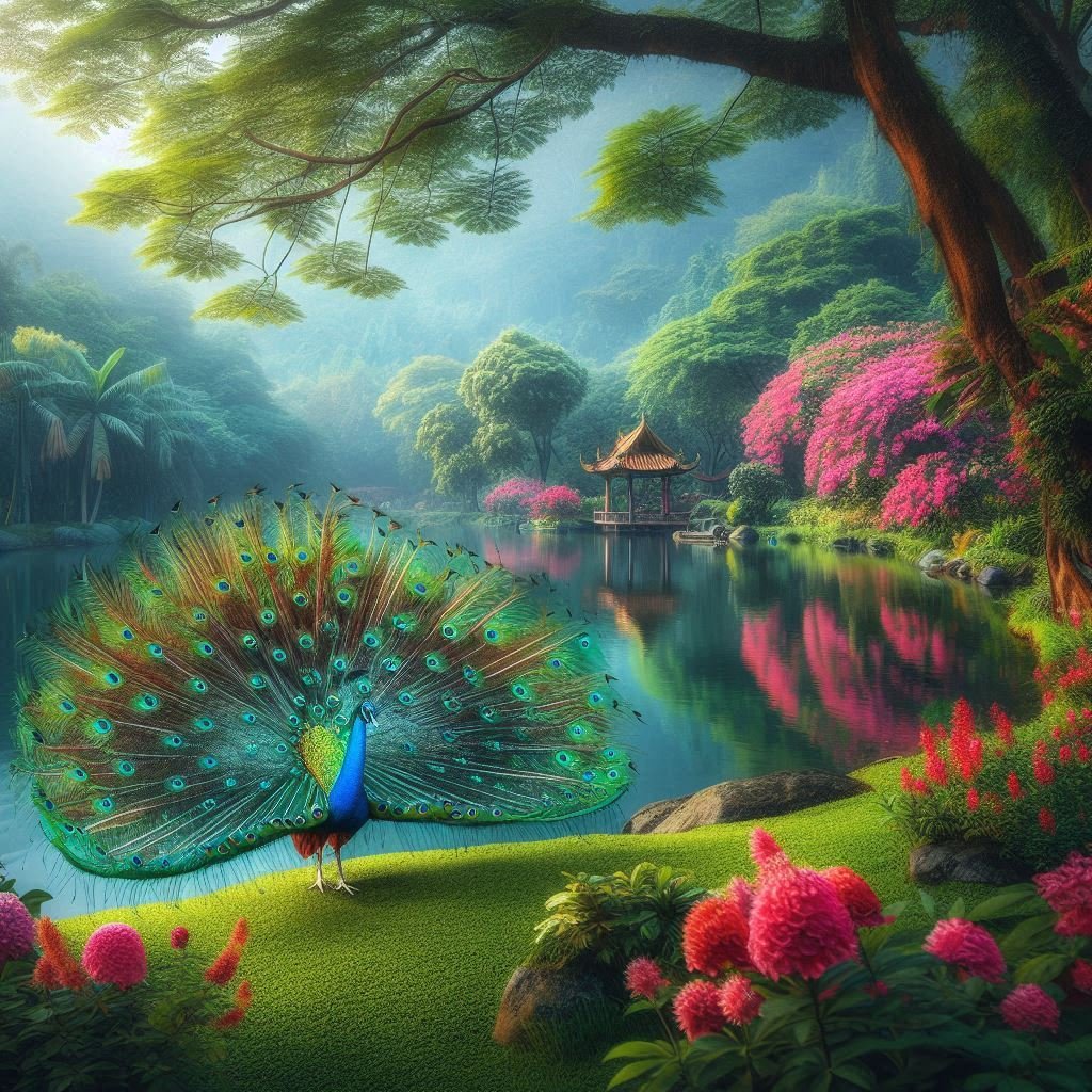 A variety of Peacocks - Gregg Acini Adoree Designs -