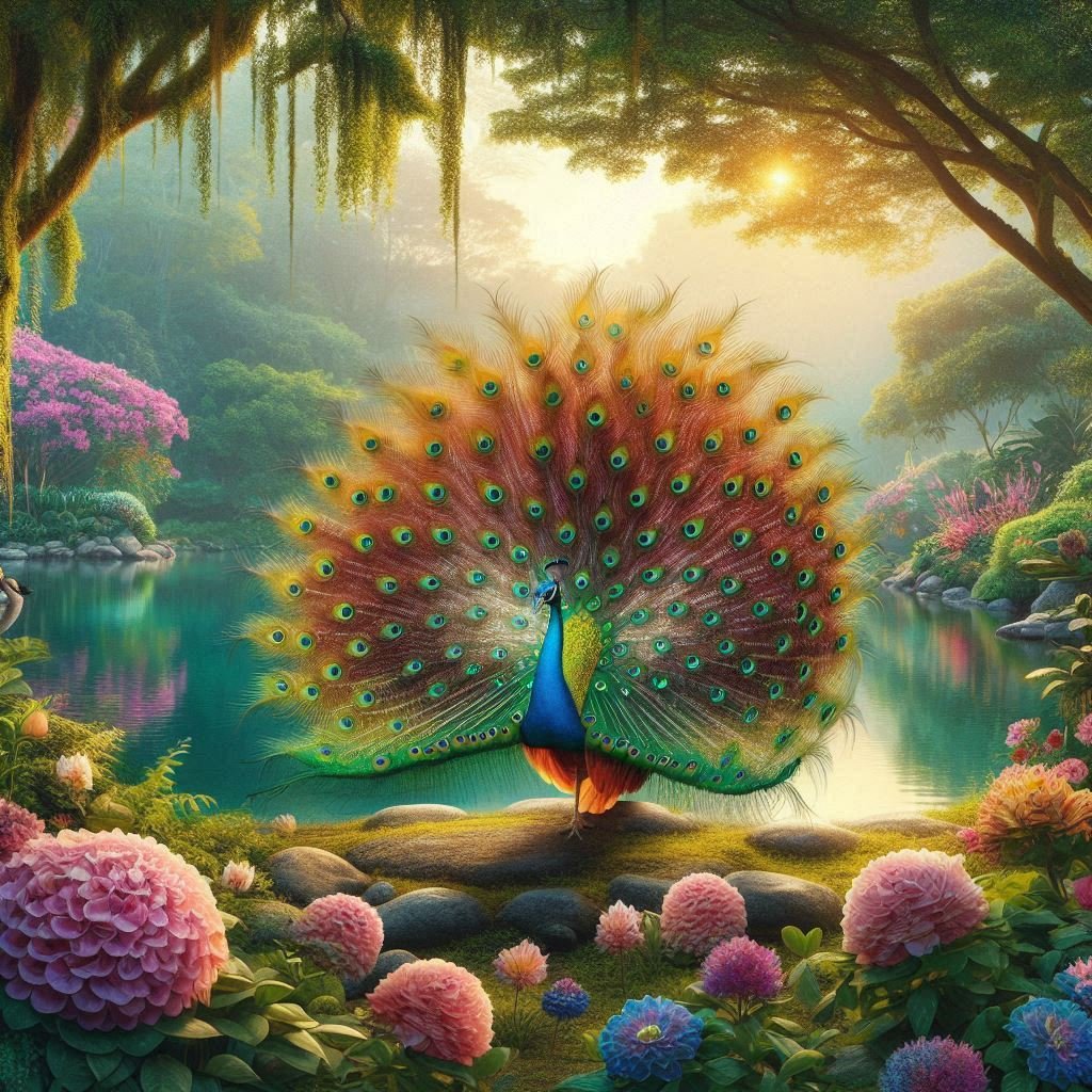 A variety of Peacocks - Gregg Acini Adoree Designs - 