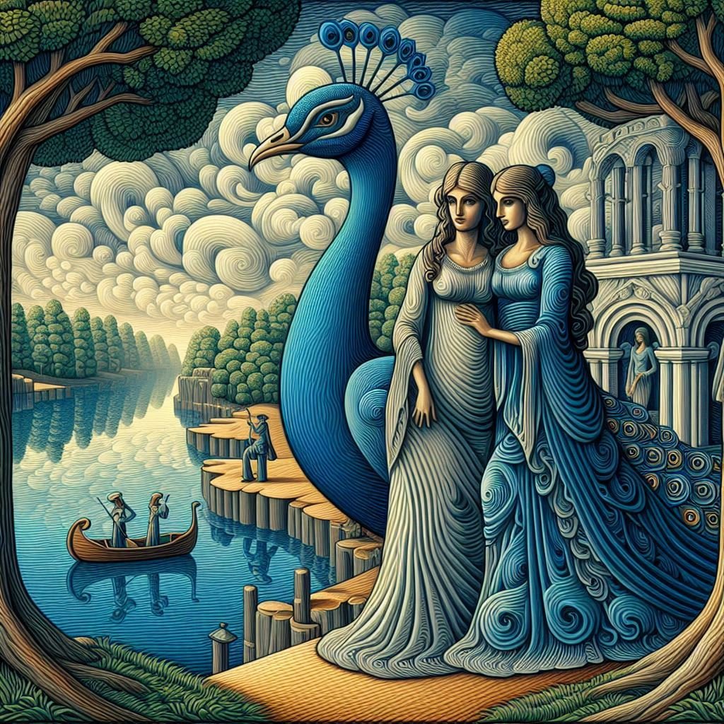 A variety of Peacocks - Gregg Acini Adoree Designs -