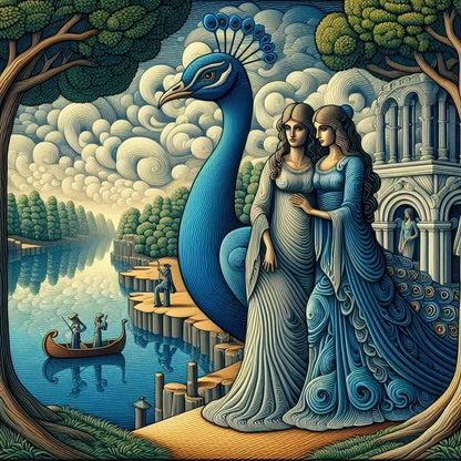 A variety of Peacocks - Gregg Acini Adoree Designs - 