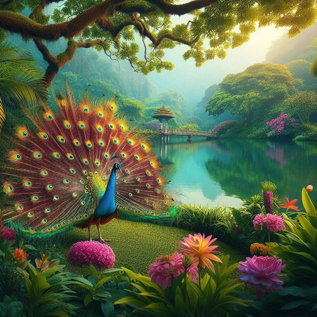 A variety of Peacocks - Gregg Acini Adoree Designs -