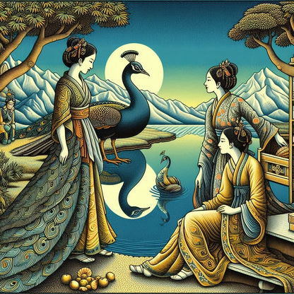 A variety of Peacocks - Gregg Acini Adoree Designs - 