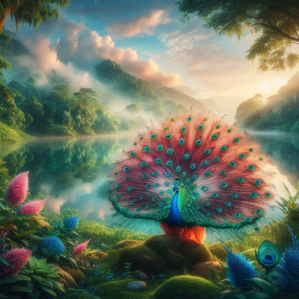 A variety of Peacocks - Gregg Acini Adoree Designs -