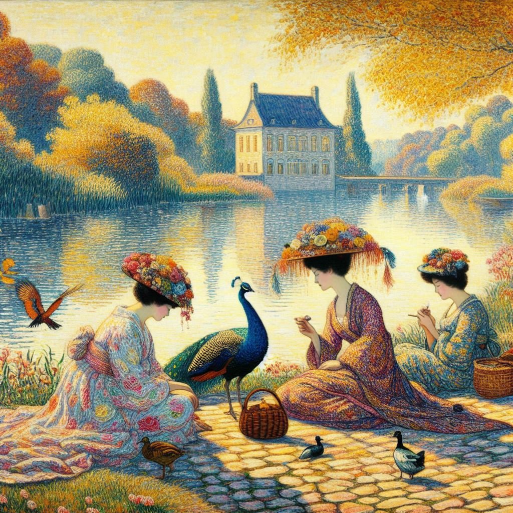 A variety of Peacocks - Gregg Acini Adoree Designs -