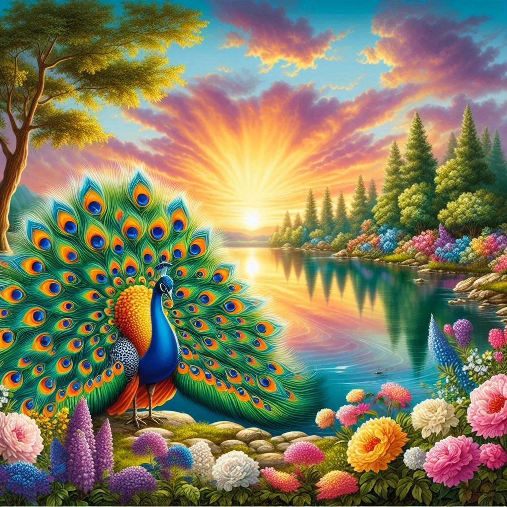 A variety of Peacocks - Gregg Acini Adoree Designs -