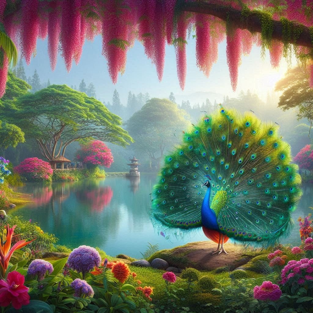 A variety of Peacocks - Gregg Acini Adoree Designs -