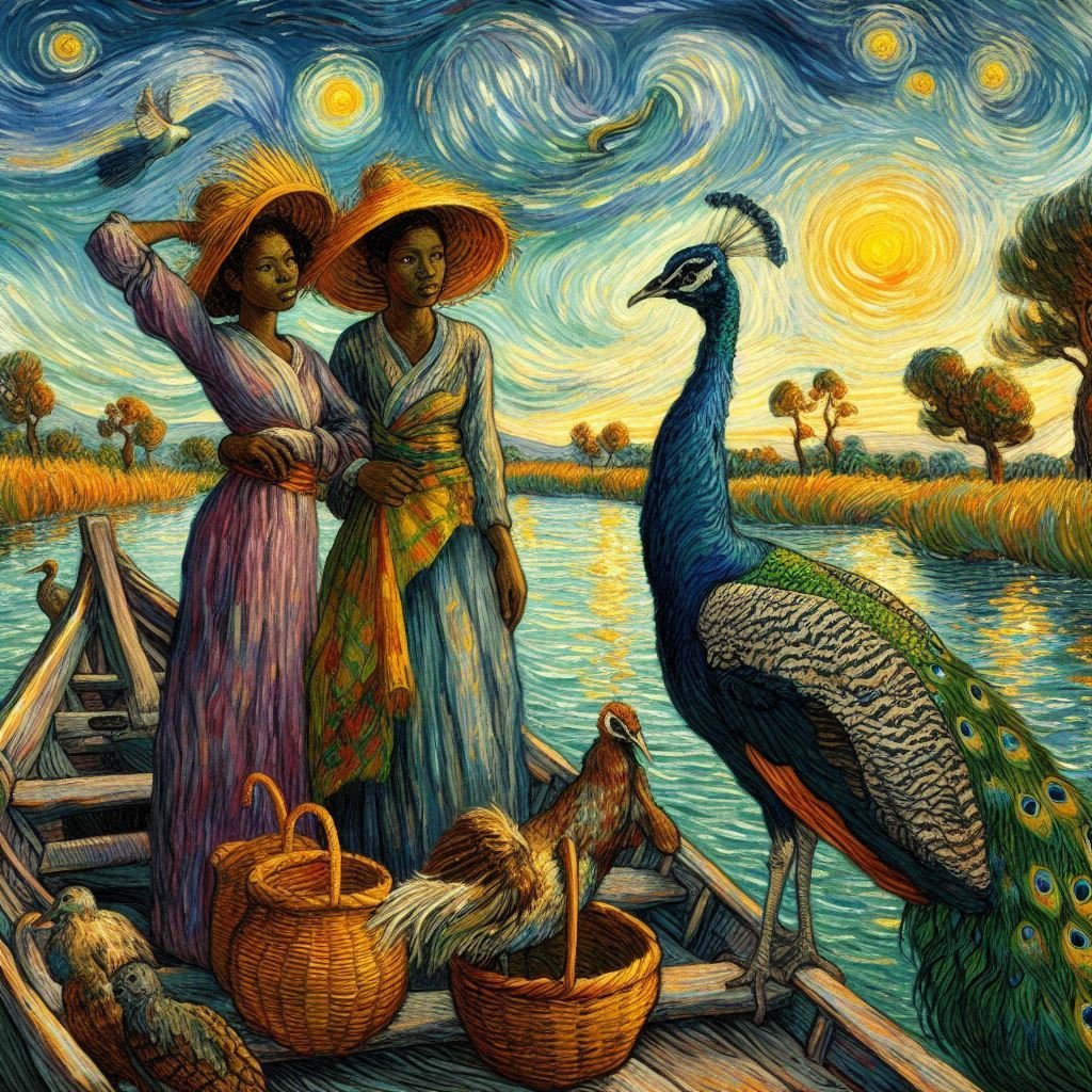 A variety of Peacocks - Gregg Acini Adoree Designs -