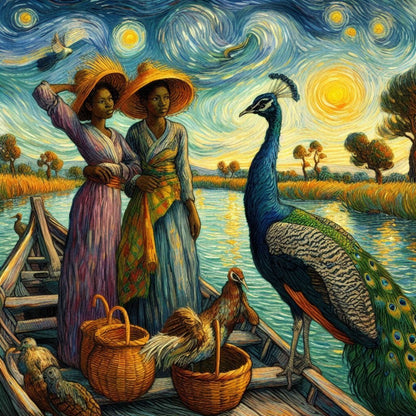 A variety of Peacocks - Gregg Acini Adoree Designs - 