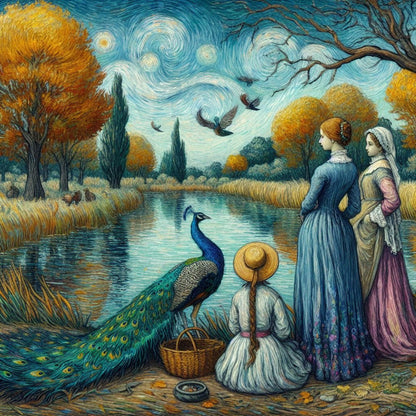 A variety of Peacocks - Gregg Acini Adoree Designs - 