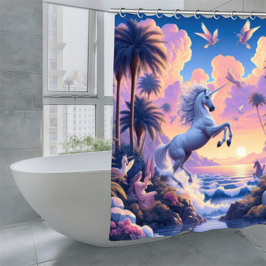Unicorn Fantasy Shower Curtain