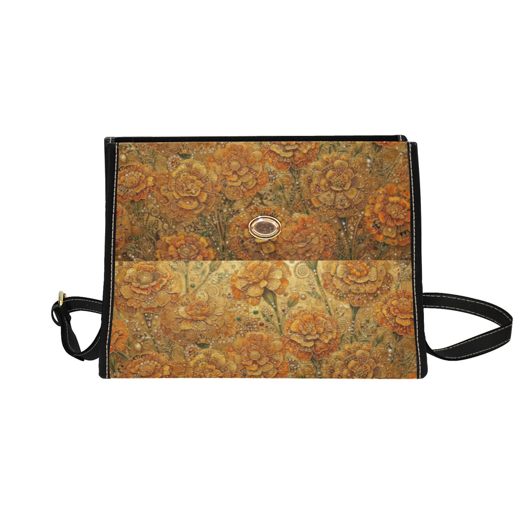 Marigolds Satchel Waterproof Canvas Bag