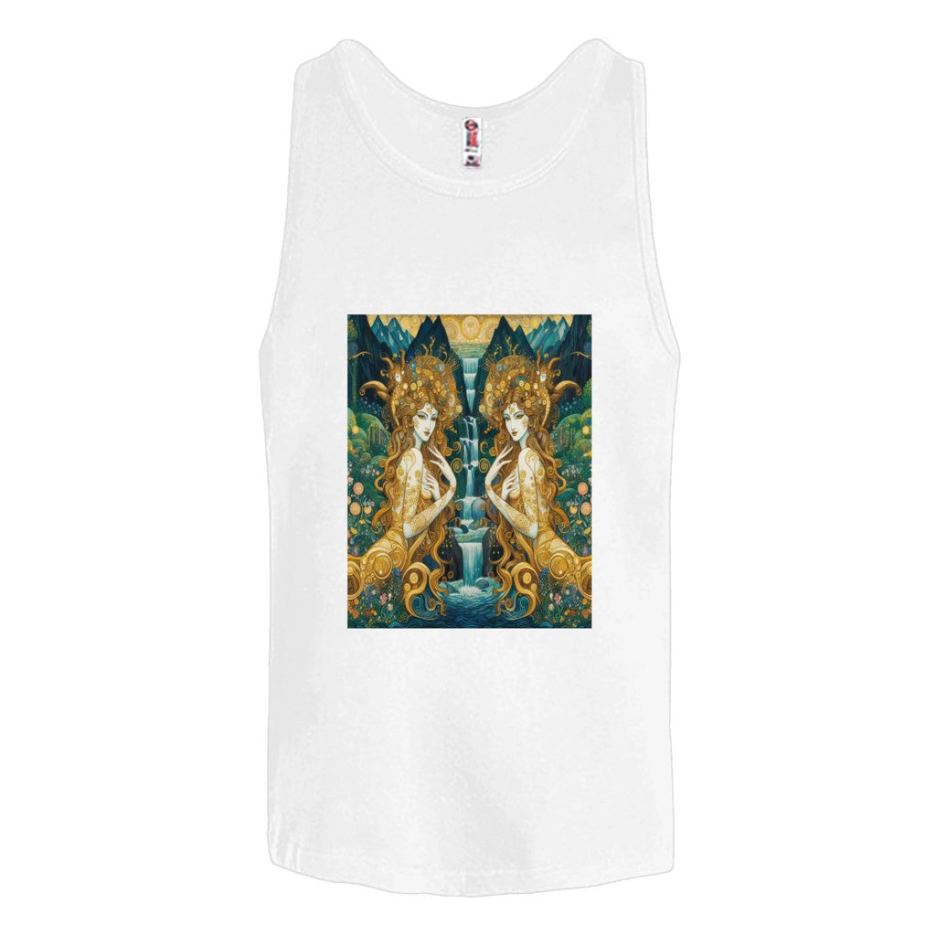 Multiple Designs Cotton Tank Top (First image shows selected design)