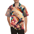 Multicolor Hummingbirds Hawaiian Shirt without pocket