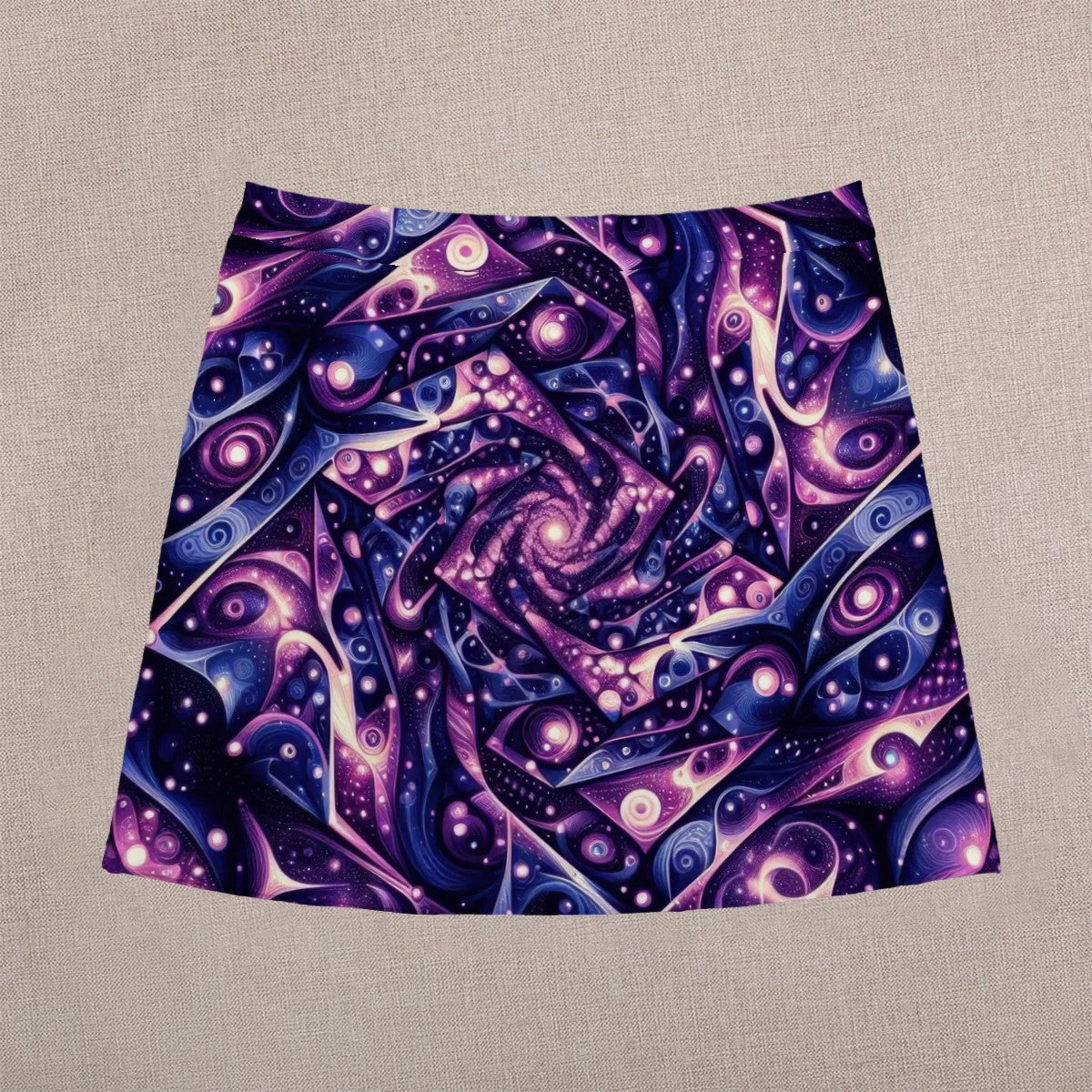Galactic Purple Mini Skirt | Galaxy Wearable Art