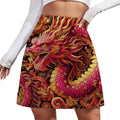 Red Dragon Mini Skirt