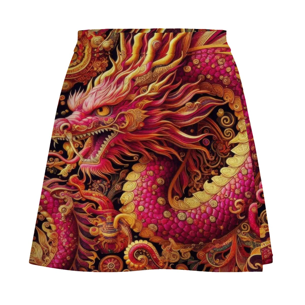 Red Dragon Mini Skirt