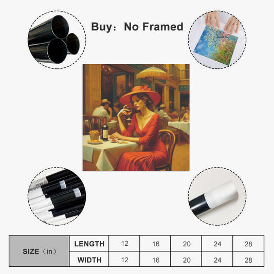 Alma 1:1 Ratio Canvas Print - Gregg Acini Adoree Designs - Made in US