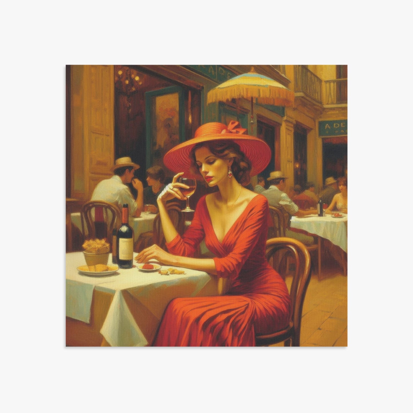 Alma 1:1 Ratio Canvas Print - Gregg Acini Adoree Designs - Made in US