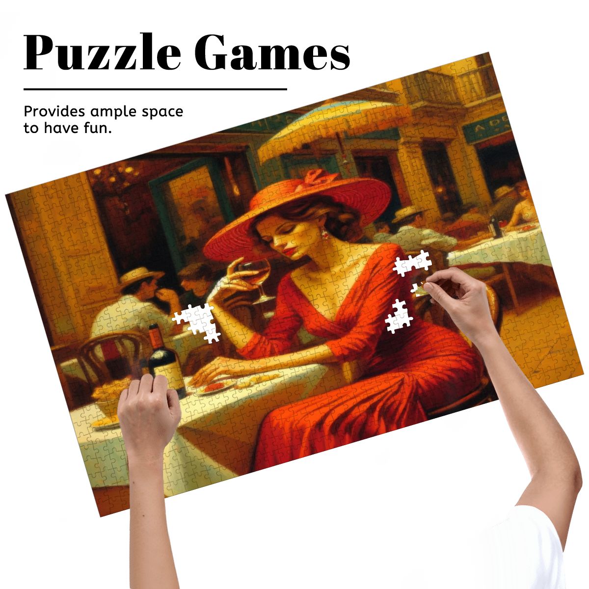 Alma Wooden Jigsaw Puzzles 1000 pcs - Gregg Acini Adoree Designs - Jigsaw Puzzle