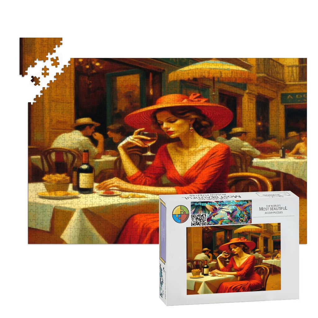 Alma Wooden Jigsaw Puzzles 1000 pcs - Gregg Acini Adoree Designs - Jigsaw Puzzle