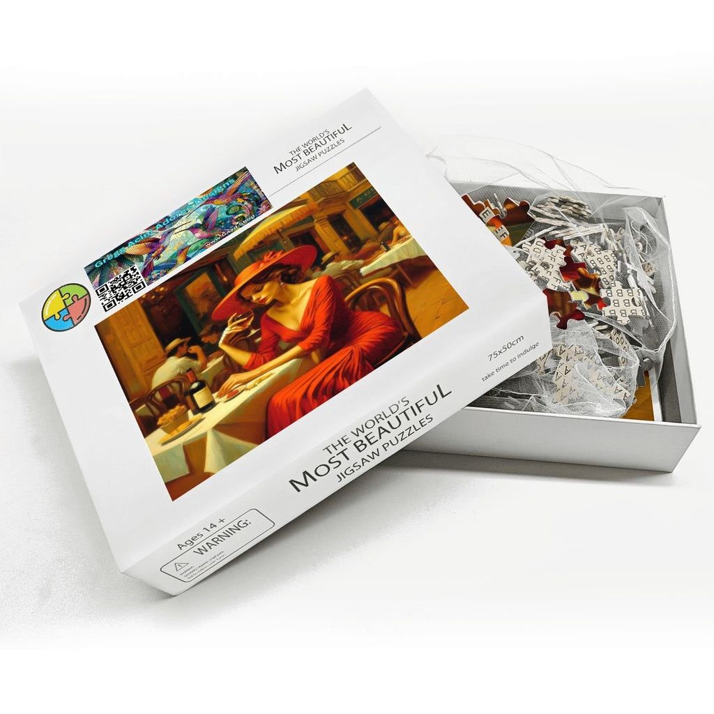 Alma Wooden Jigsaw Puzzles 1000 pcs - Gregg Acini Adoree Designs - Jigsaw Puzzle