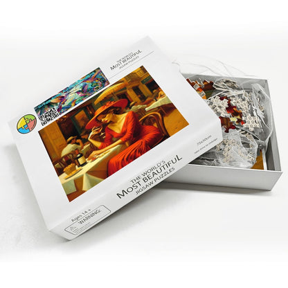 Alma Wooden Jigsaw Puzzles 1000 pcs - Gregg Acini Adoree Designs - Jigsaw Puzzle